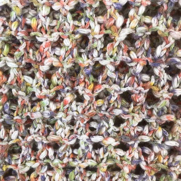 CAbi Sherbet Multi Color Pullover Knit Top XS M - Picture 7 of 8